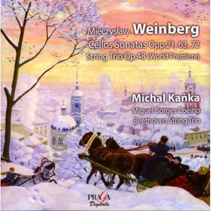 .魏因贝格《C大调第大提琴奏鸣曲》 《弦乐三重奏》 《g小调第2大提琴奏鸣曲》 《第1无伴奏大提琴奏鸣曲》.米卡尔`坎卡大提琴 ,..科埃略钢琴 ,,贝多芬弦乐三重奏 