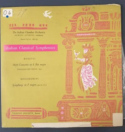 路易吉·博切里尼（Luigi Boccherini），纽厄尔·詹金斯（Newell Jenkins）–意大利古典交响乐团唱片6之6