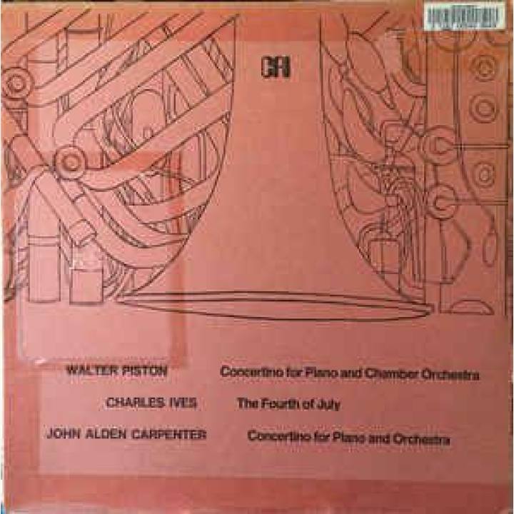 卡彭特《小协奏曲为钢琴和管弦乐队而作》 /艾夫斯《7月4日，为管弦乐队而作(交响乐:第三假日)》 /辟斯顿《钢琴与乐团协奏曲》 /米切尔钢琴 ,斯特里克兰指挥 ,哥德堡交响乐团 