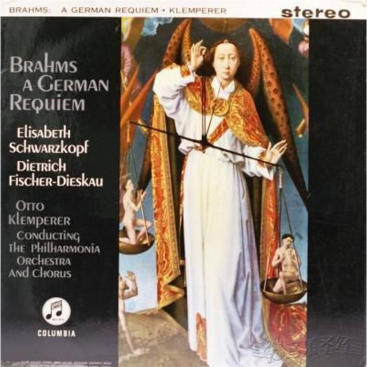 勃拉姆斯《德意志安魂曲》- 施瓦兹科普夫，菲舍尔-迪斯考，奥托·克伦佩勒指挥爱乐乐团和合唱团