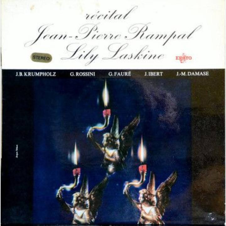 达马斯《长笛奏鸣曲和竖琴奏鸣曲》 /伊贝尔《间奏曲，为长笛和吉他而作》 /福雷《摇篮曲，D大调为小提琴和钢琴或管弦乐队而作》 《摇篮曲，D大调为小提琴和钢琴或管弦乐队而作》 /罗西尼《为单簧管和乐队而作的引子，主题与变奏》 /克伦普霍尔茨《F小调第二前奏曲》 /卢特《绿袖子》 