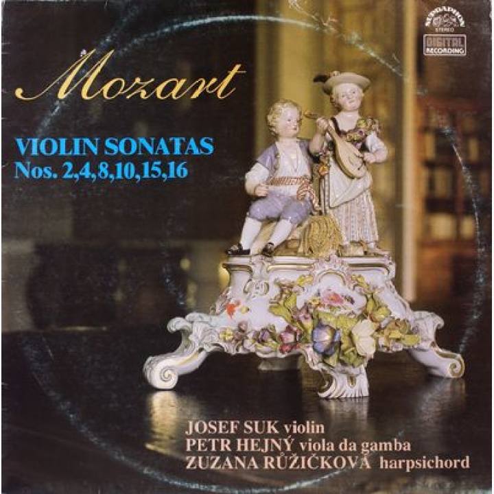 莫扎特《D大调为小提琴和钢琴而作的第2奏鸣曲》《G大调为钢琴和小提琴而作的第4奏鸣曲》《F大调为小提琴/长笛和钢琴及大提琴随意处理而作的奏鸣曲》/苏克,鲁齐契科娃演奏