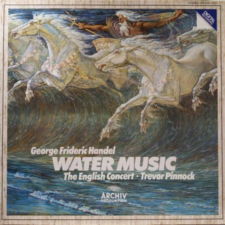 亨德尔《F大调为管弦乐队而作的组曲“水上音乐”，第1组曲》 《D大调为管弦乐队而作的组曲“水上音乐”，第2组曲》 《G大调为管弦乐队而作的组曲“水上音乐”，第3组曲》 /平诺克指挥英国音乐会乐团 