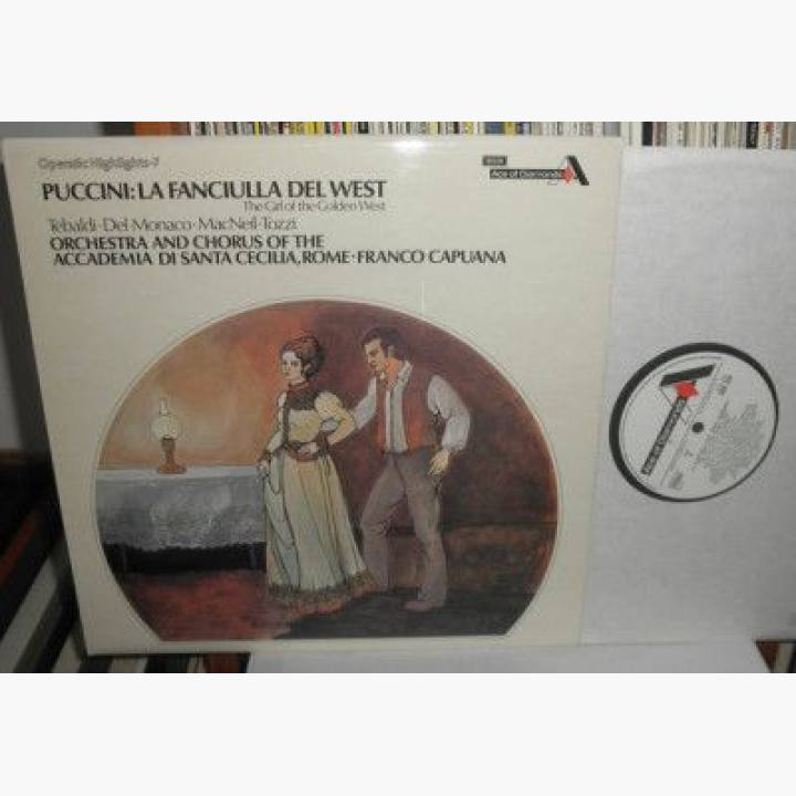 普契尼《西部女郎》/佛朗哥·卡普阿纳指挥圣塞西莉亚国家音乐学院管弦乐团与合唱团/伊迪奥·佩鲁齐&amp;米歇尔·卡萨图 等演唱