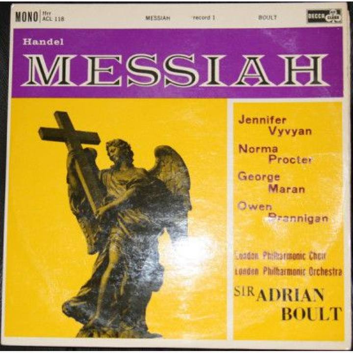 亨德尔《弥赛亚》/布拉尼根,普罗克特等人演唱,杰克逊指挥伦敦爱乐乐团