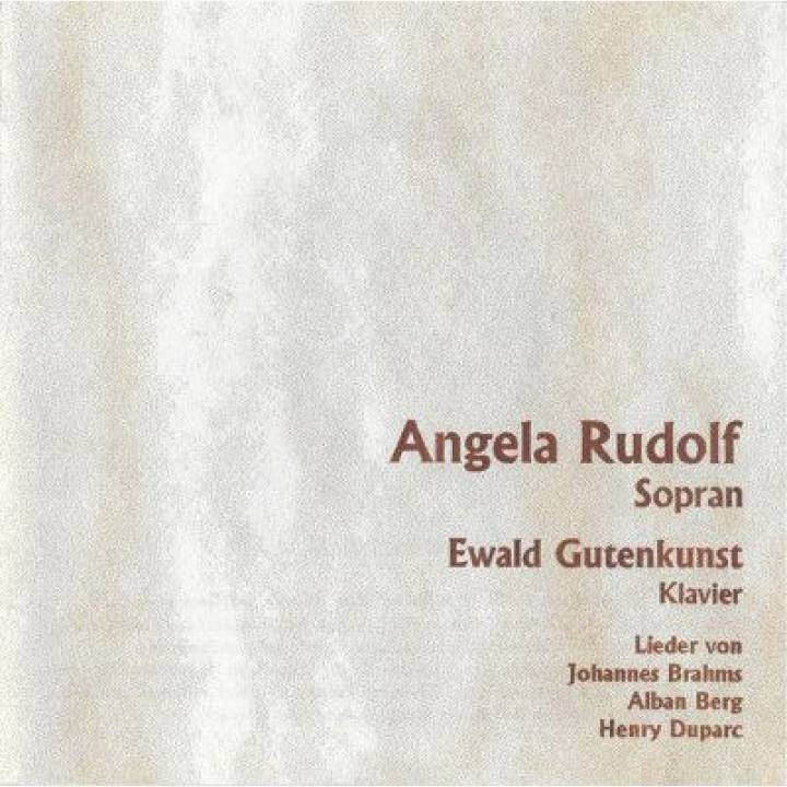 迪帕克《忧愁之歌》 /勃拉姆斯《为人声和钢琴而作的歌曲，静止温和的微风》 《为人声和钢琴而作的歌曲，青年之歌之一（“我爱绿色的丁香花树”）》 /贝尔格《7首早期的歌曲,为语音钢琴或管弦乐队而作》 //鲁道夫女高音 ,古滕孔斯特钢琴