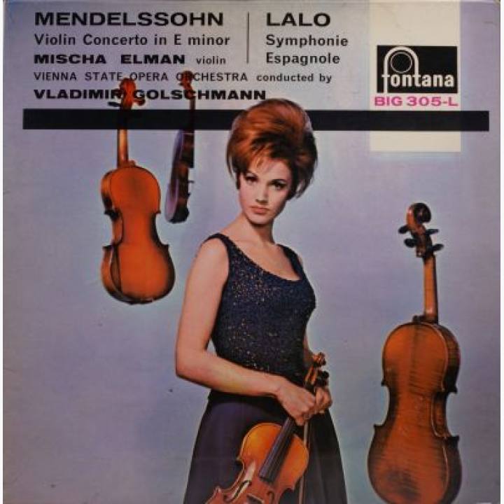 门德尔松《小提琴协奏曲》拉罗《西班牙交响曲》~艾尔曼小提琴，戈尔施曼指挥维也纳国家歌剧院交响乐团