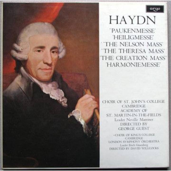 海顿 弥撒曲集/圣马丁室内乐团&amp;圣约翰学院合唱团 演奏/巴里·麦克丹尼尔&amp;汤姆·克劳斯 等演唱
