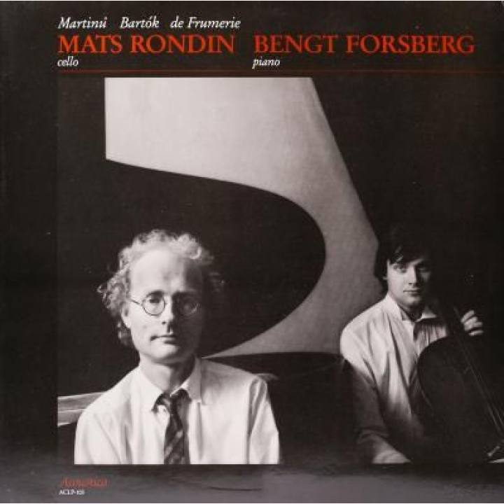 马尔蒂奴、巴托克和富鲁梅利：大提琴作品