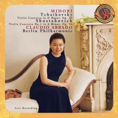 美岛莉演奏 柴可夫斯基和肖斯塔科维奇的小提琴协奏曲-阿巴多指挥柏林爱乐乐团