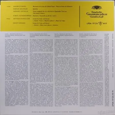 法国室内乐作品-约翰娜·玛茨小提琴， 雅尔塔·梅纽因钢琴 ，迈克尔·曼中提琴 ，吉恩·安东涅蒂钢琴