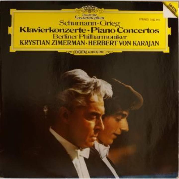 舒曼和格里格《钢琴协奏曲》-齐默尔曼钢琴演奏/柏林爱乐乐团/卡拉扬指挥