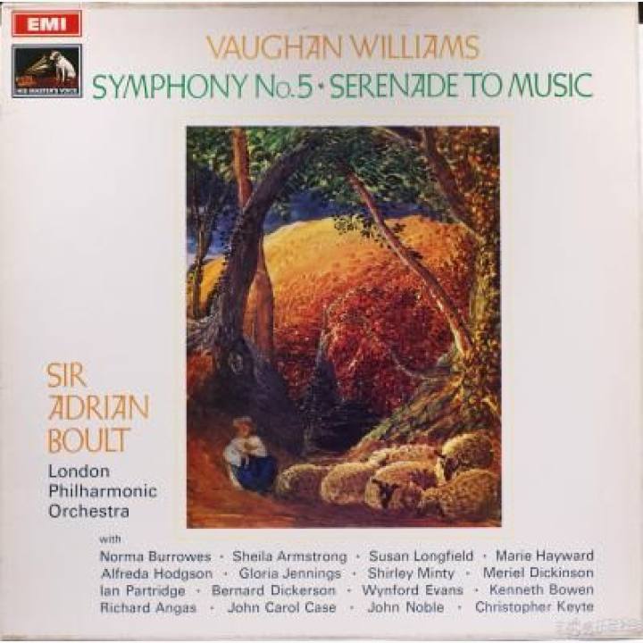 拉尔夫·沃恩·威廉斯《第五交响曲》&amp;《小夜曲音乐》-阿尔弗雷达等人演唱，鲍尔特指挥伦敦爱乐乐团