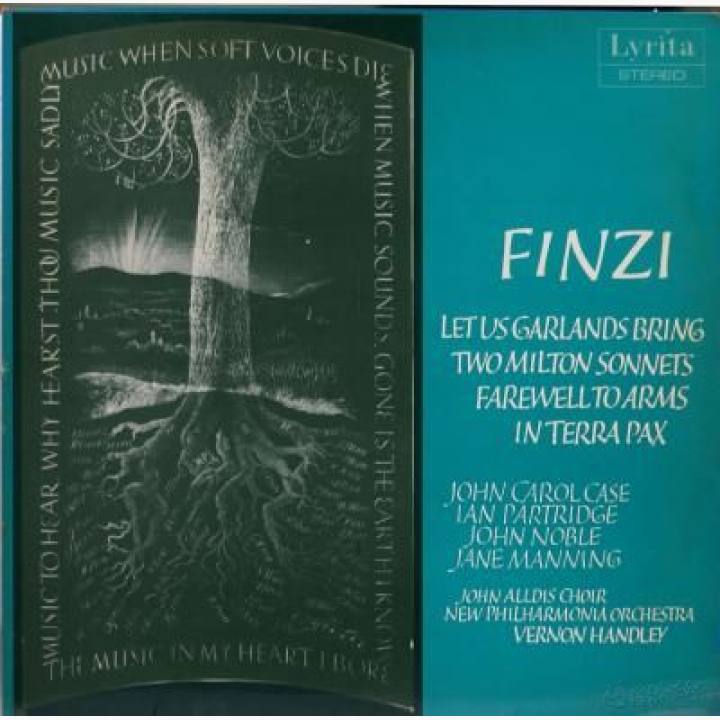 芬齐《让我们带来花环：五首莎士比亚歌曲》《约翰·弥尔顿的两首诗歌》《永别了，武器》《在和平的土地上》/帕特里奇,凯斯等演唱，韩德利指挥新爱乐乐团