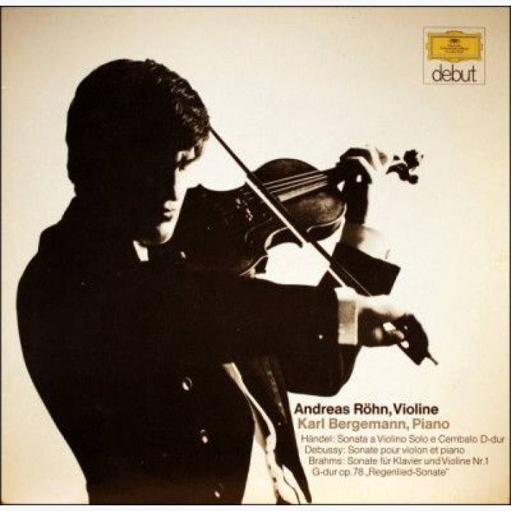 勃拉姆斯《G大调第1奏鸣曲（“雨水”）》 /德彪西《为小提琴和钢琴而作的奏鸣曲》 /.汉德尔《小提琴独奏和大键琴奏鸣曲》 /贝格曼钢琴 ,罗恩小提琴