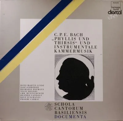 埃马努埃尔·巴赫《C大调三重奏鸣曲为长笛,小提琴,低音提琴而作》《为长笛与小提琴而作E小调二重奏》等作品/霍夫曼,罗伯森演唱,林德,亨特格布特等演奏