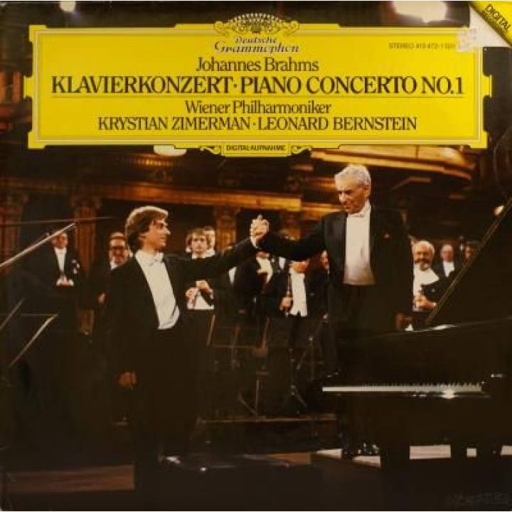 勃拉姆斯：第一钢琴协奏曲 OP.15 / 齐默尔曼 / 伯恩斯坦 /  维也纳爱乐乐团
