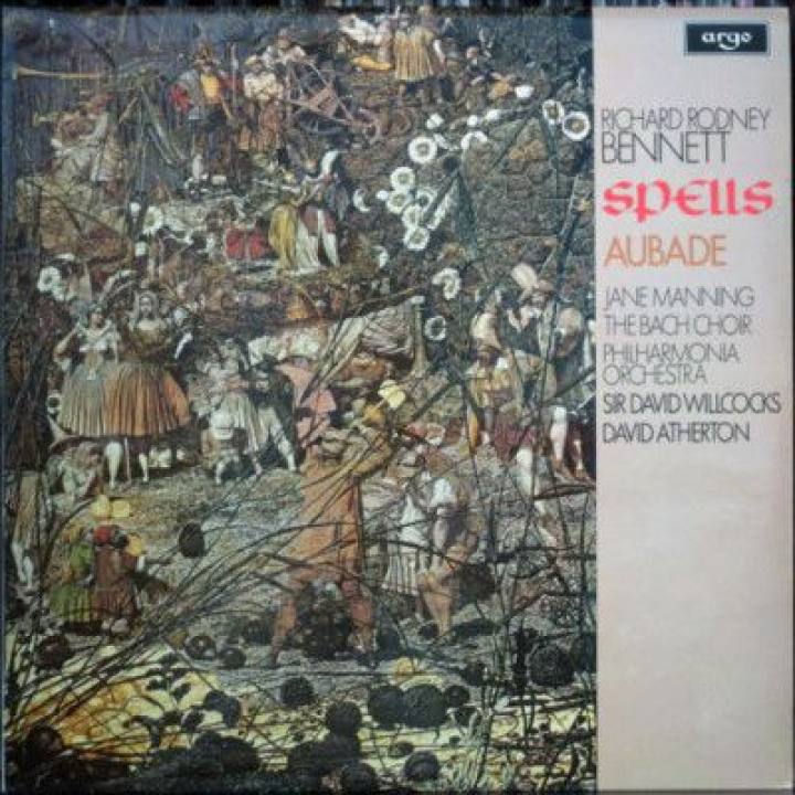 理查德·罗德尼·贝内特《创造的咒语》《爱情咒语》《为管弦乐队而作的晨歌》等作品/曼宁演唱