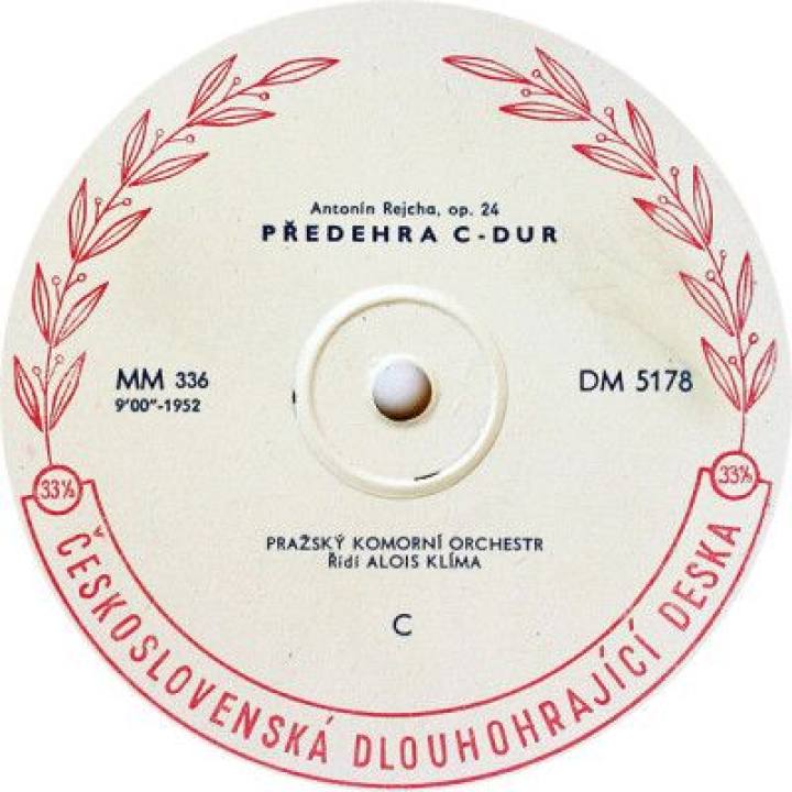 雷哈《C大调序曲》 /柏辽兹《本韦努托·切利尼:G大调为管弦乐队而作的大序曲》 /耶拉切克指挥、克里马指挥 ,捷克爱乐乐团，布拉格室内乐团 