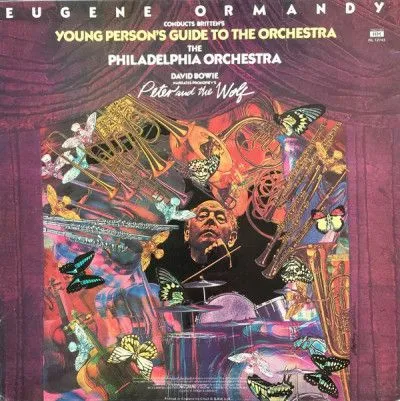 大卫·鲍伊(David Bowie)讲述 普罗科菲耶夫(Prokofiev)/ 费城乐团(Eugene Ormandy),布里顿(Britten)– 彼得与狼( Peter And Wolf)/青年乐团指南