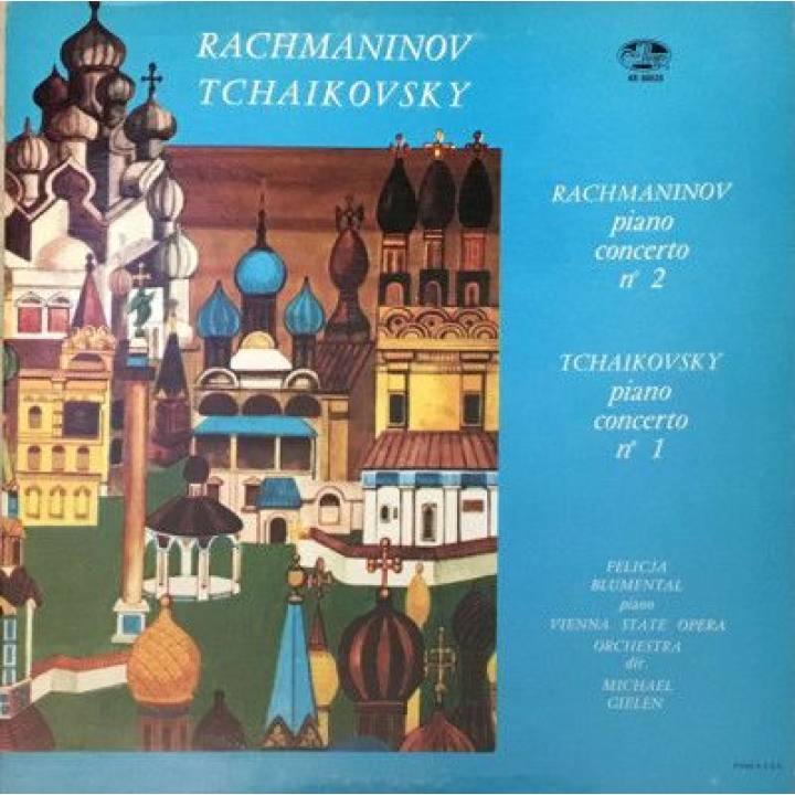 拉赫玛尼诺夫《c小调第2钢琴协奏曲》 /柴可夫斯基《降B小调第一钢琴协奏曲》 /布吕芒塔尔钢琴 ,吉伦指挥 ,维也纳国家歌剧院室内乐团 