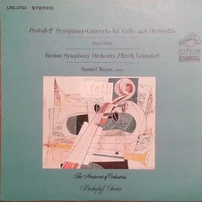 Prokofiev/ Fauré-波士顿交响乐团，埃里希·莱因斯多夫，塞缪尔·梅斯 – 大提琴和管弦乐队协奏曲/Élégie