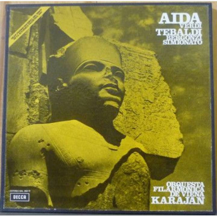 威尔第：阿依达  苔尔巴迪/贝尔贡济/麦克尼尔/西米奥娜托 演唱 卡拉扬指挥维也纳爱乐乐团