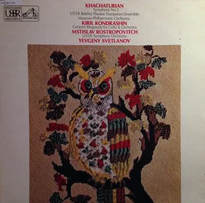 哈恰图良《第3交响曲“交响诗”》《狂想协奏曲,为大提琴和管弦乐队而作》-哈里·格罗斯伯格管风琴 基里尔·康德拉辛指挥 莫斯科爱乐乐团