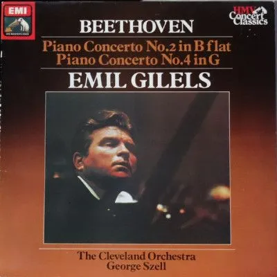 贝多芬《降B大调第二钢琴协奏曲OP.19》《G大调第四钢琴协奏曲OP.58》/吉列尔斯演奏,克利夫兰交响乐团