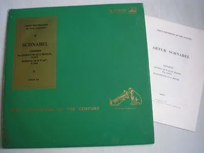 舒伯特《第21钢琴奏鸣曲》《钢琴小快板》/阿图尔·施纳贝尔演奏